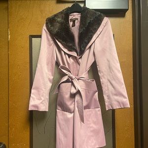 Bandilino Trench Coat (Blush) Size Small.